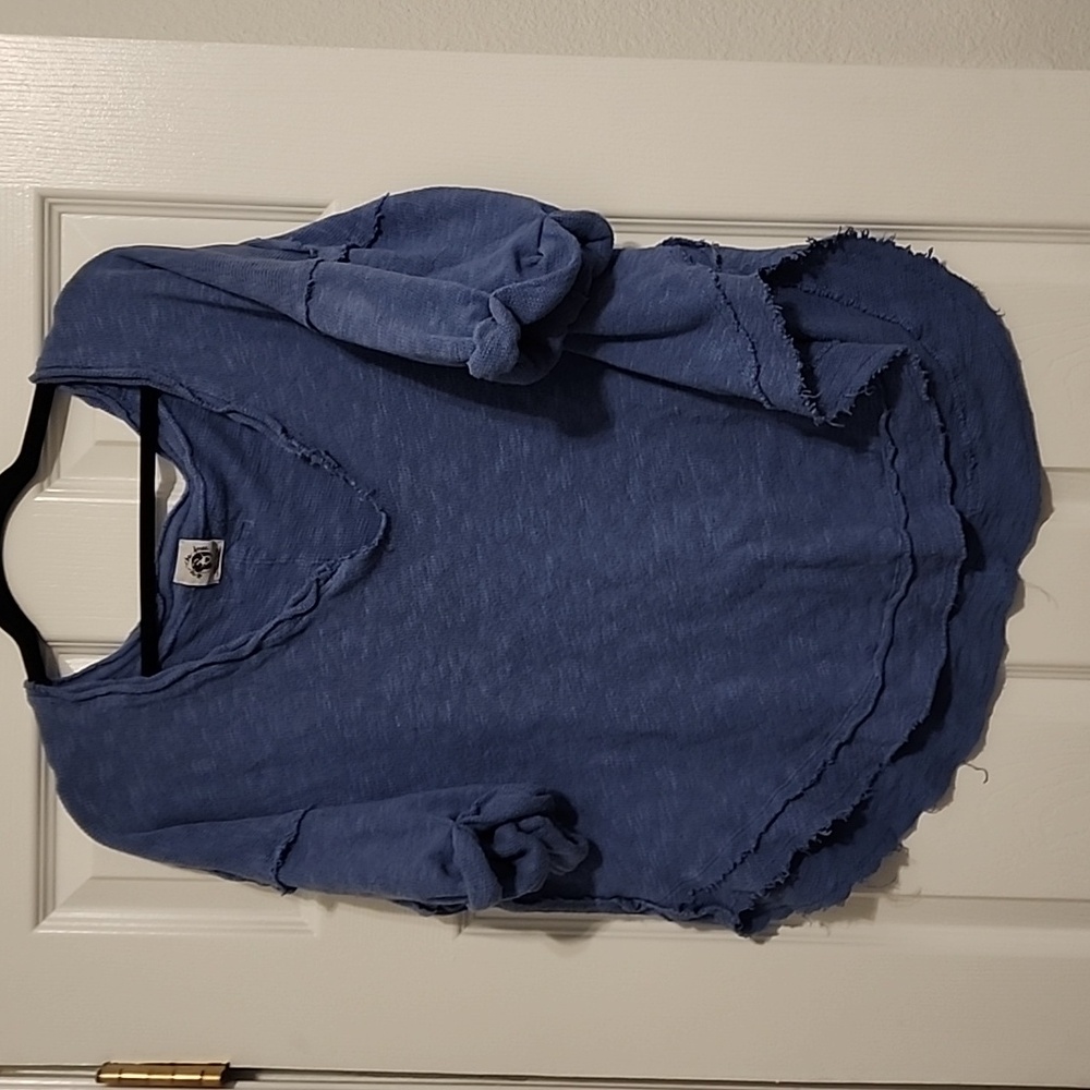 We The Free Blue Top Size Large